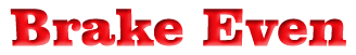 Brake Even logo