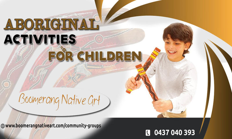 Boomerang Native Art
