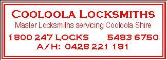 Cooloola Locksmiths