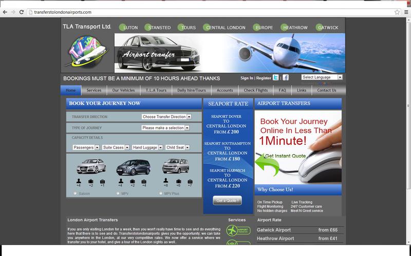 Taxi Web Design