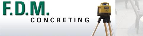 FDM Concreting logo