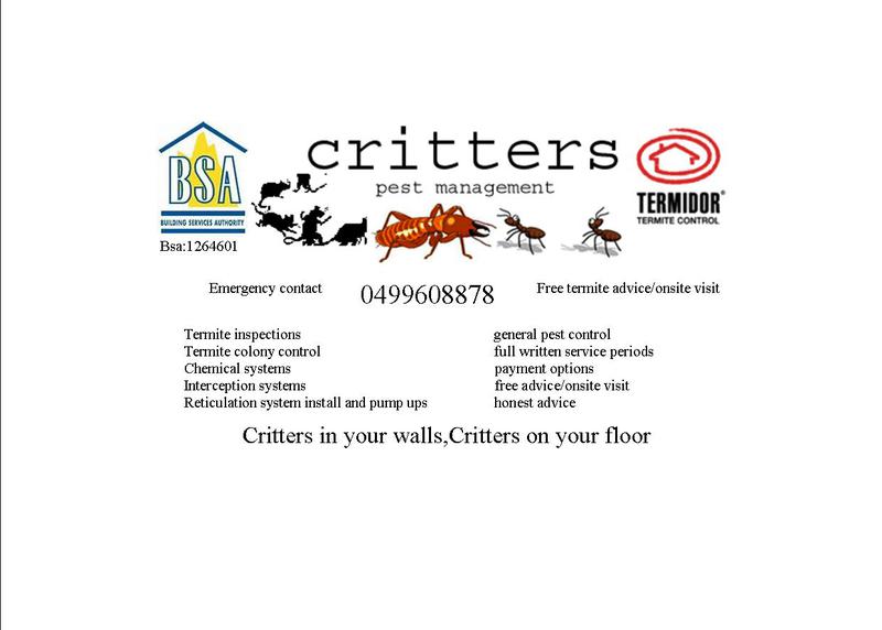 Critters Pest Management logo