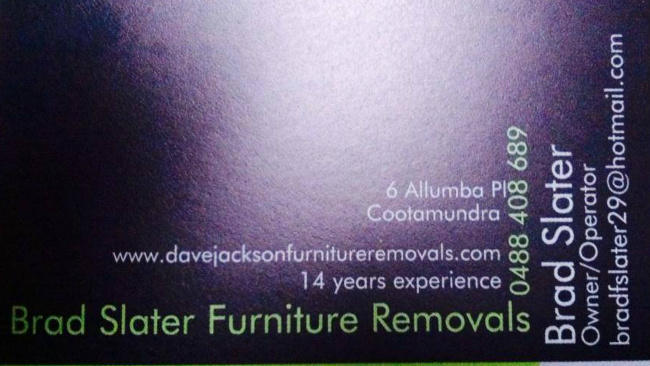 Brad Slater Furniture Removals
