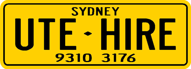 Sydney Ute Hire: Mascot
