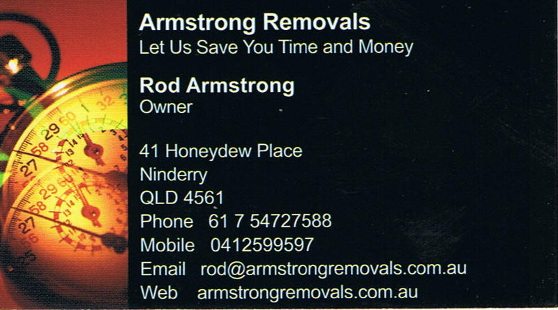 Armstrong Removals: Ninderry