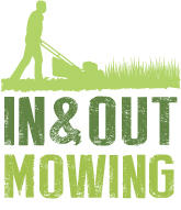 In & Out Mowing logo