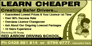 Red Arrow Driving School logo