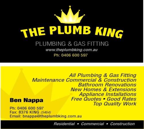 The Plumb King logo