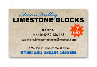 Swan Valley Limestone Blocks