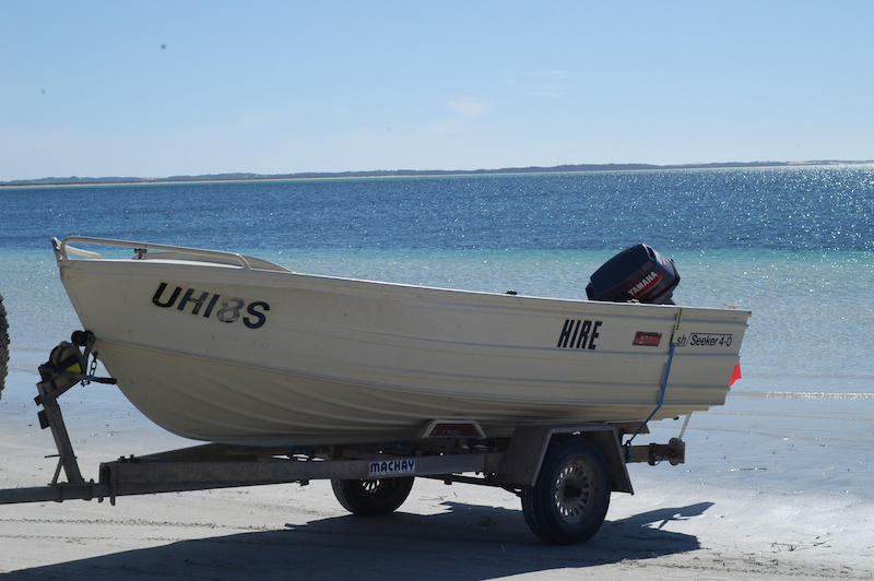 Coffin Bay and Farm Beach boat hire