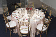 Affordable Chair Covers and Candelabras