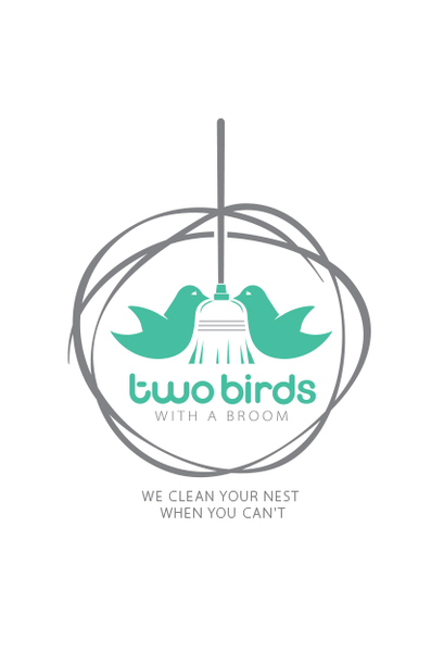 Two Birds With A Broom logo