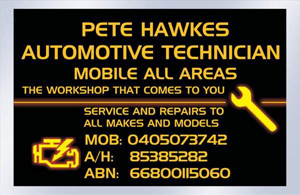 Pete Hawkes Automotive Technician