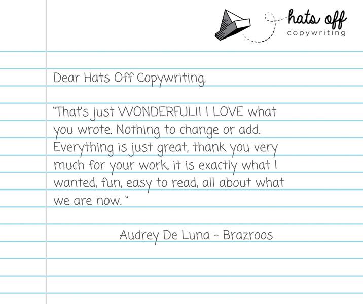 Hats Off Copywriting: Hamilton Hill