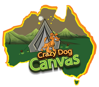 Crazy Dog Canvas