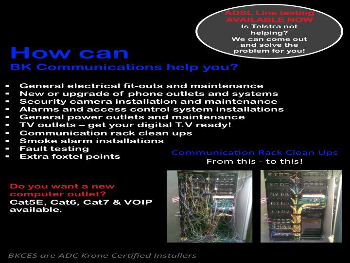 BK Communications & Electrical Services