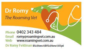 The Roaming Vet logo