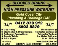 Gold Coast City Plumbing And Draining And Gas
