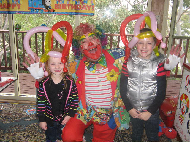 Ollie the Clown and Trish