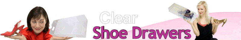 Clear Shoe Drawers