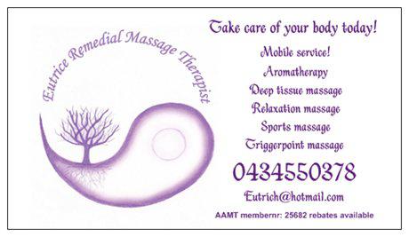 Eutrice Remedial Massage Therapist