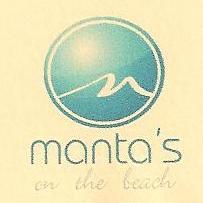 Manta's On The Beach logo