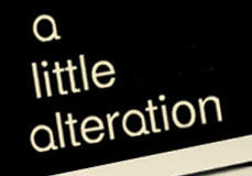 A Little Alteration logo