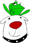 White Dog Green Frog
