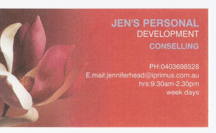 Jen's Personal Development Counselling