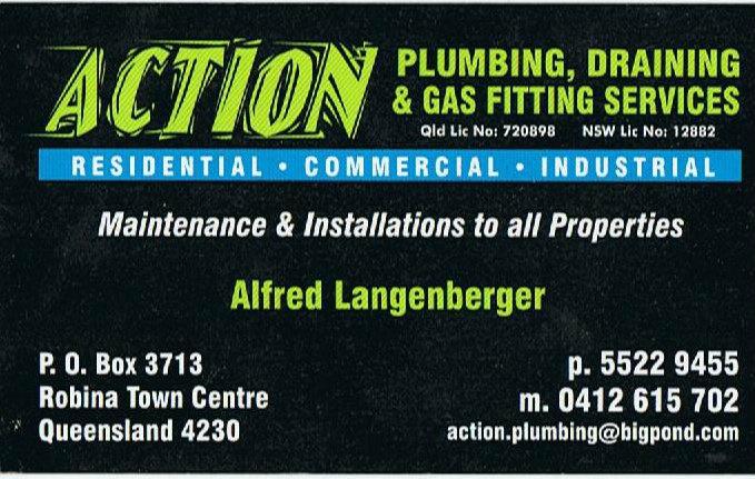 Action Plumbing Services logo