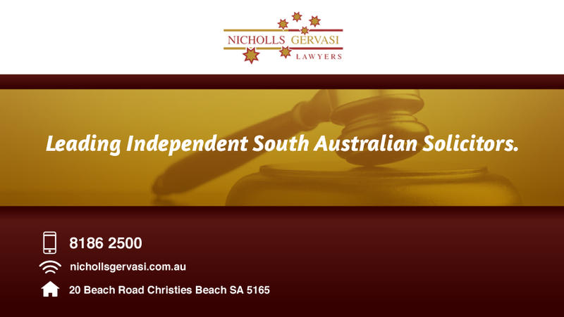 Nicholls Gervasi: Christies Beach