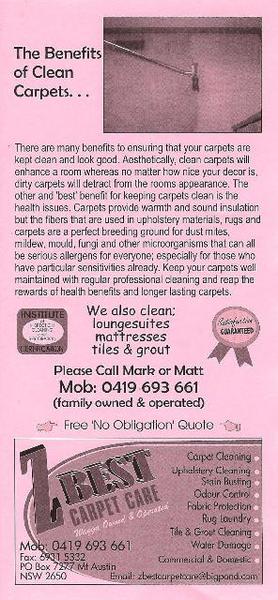 Z Best Carpet Care