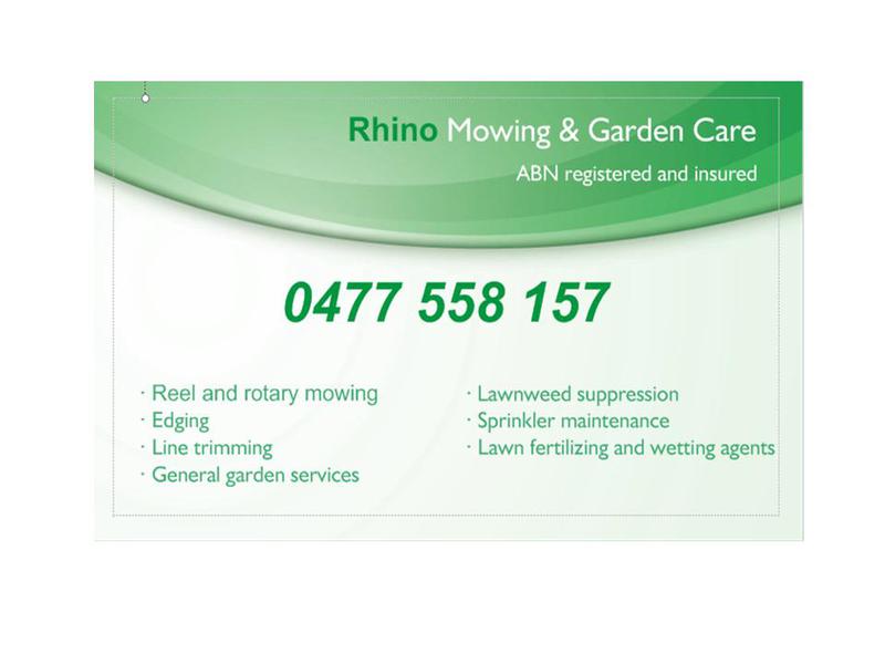 Rhino's Mowing Services