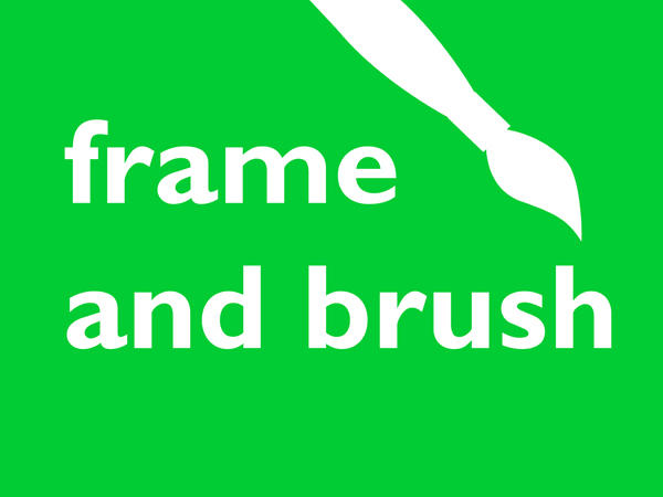 Frame and Brush logo