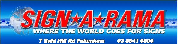 Sign-A-Rama: Pakenham logo