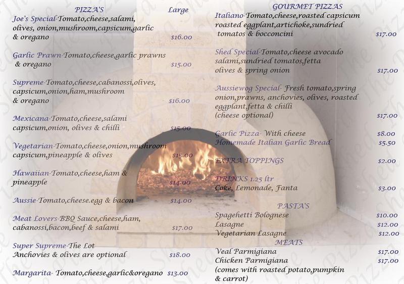The Pizza Shed