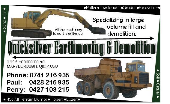 Quicksilver Earthmoving & Demolition
