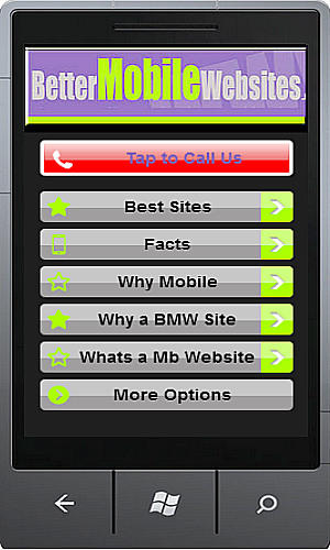 Better Mobile Websites