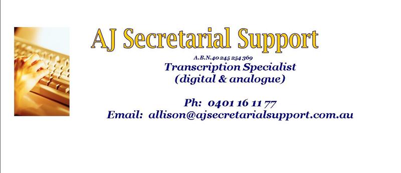 AJ Secretarial Support