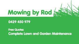 Mowing By Rod