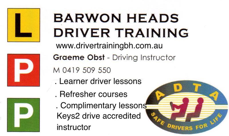 Barwon Heads Driver Training