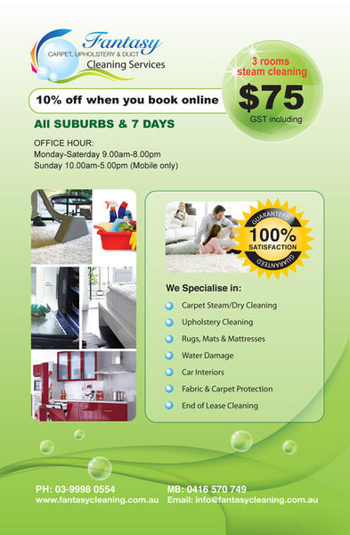 Fantasy Carpet Upholstery & Duct Cleaning Services