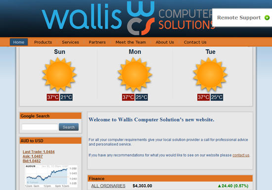 Luke Melvilles Web Design