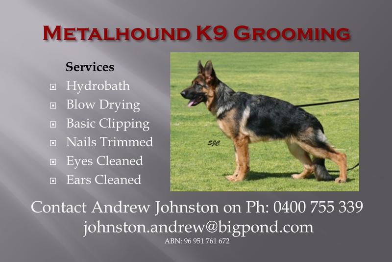 Metalhound K9 Grooming logo