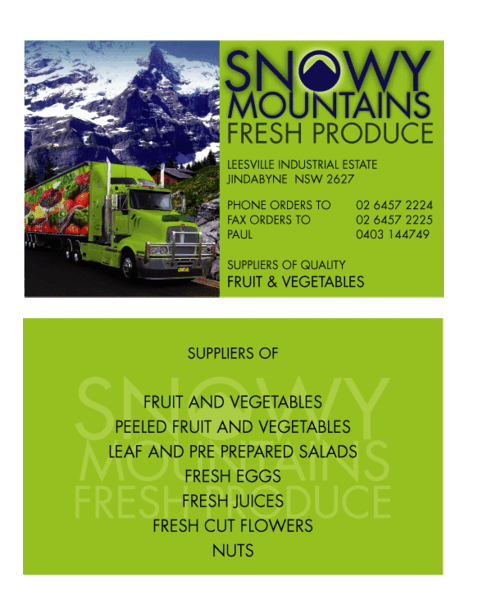 Snowy Mountains Fresh Produce Pty Ltd