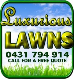 Luxurious Lawns logo