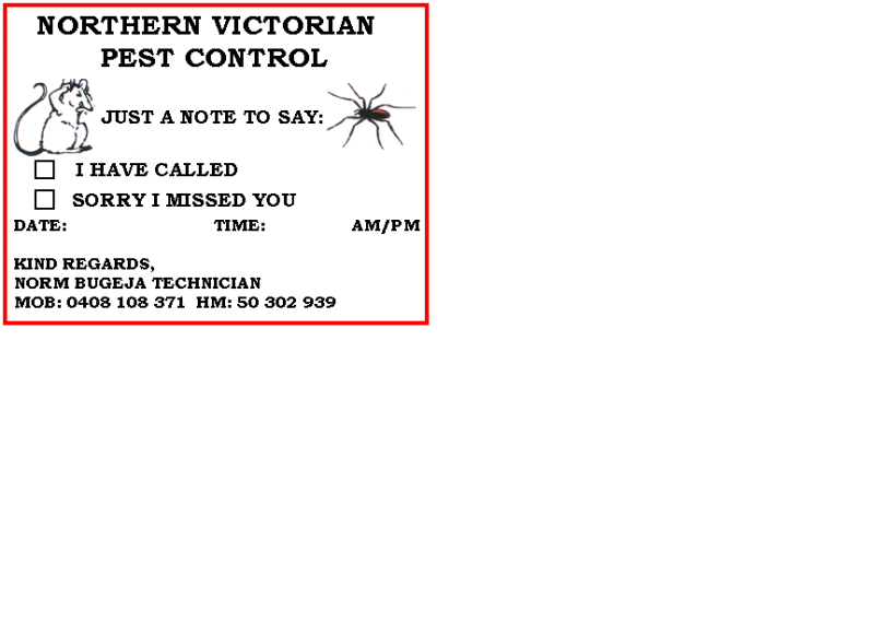 Northern Victorian Pest Management