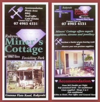 Miner's Cottage Rubyvale