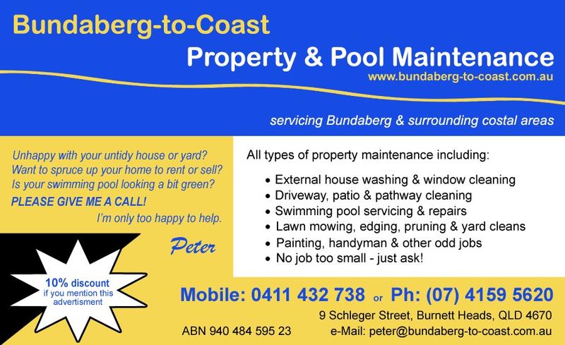 Bundaberg -to-Coast Property and Pool Maintenance