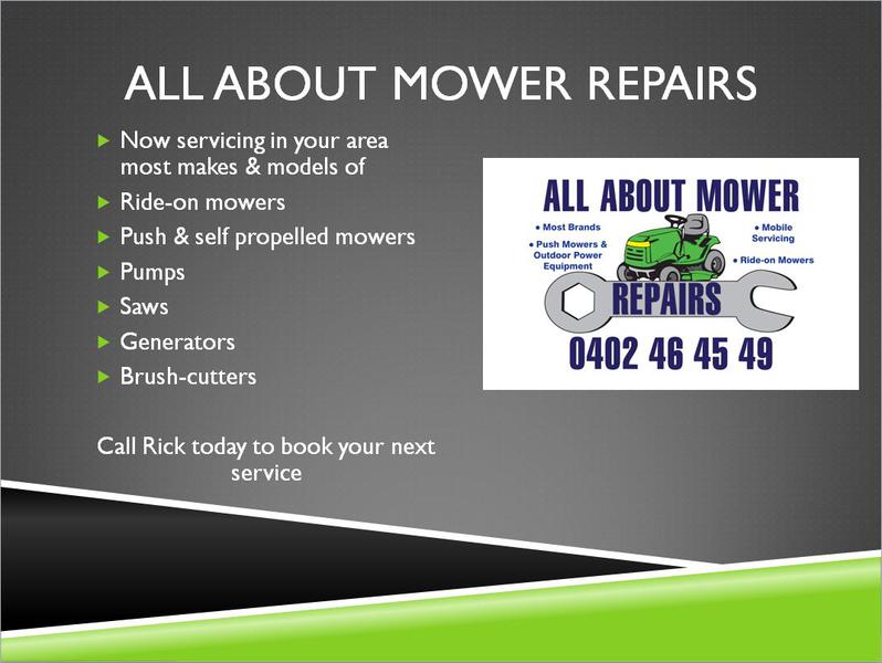 All About Mower Repairs logo